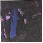 Ernst Ludwig Kirchner The blue tree oil painting on canvas